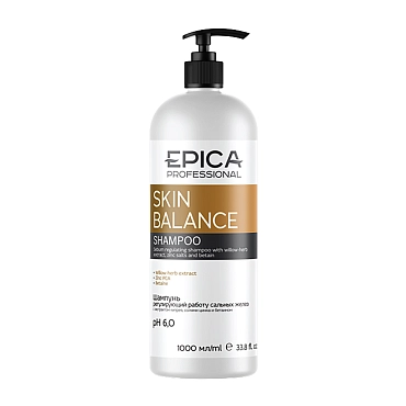EPICA PROFESSIONAL Шампунь регулирующий работу сальных желез / Skin Balance 1000 мл, фото 1