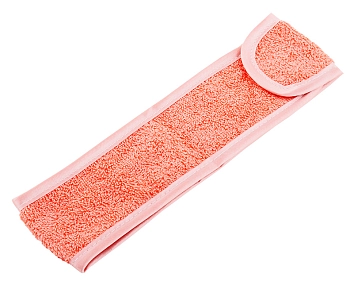 Повязка махровая для волос, цвет персиковый