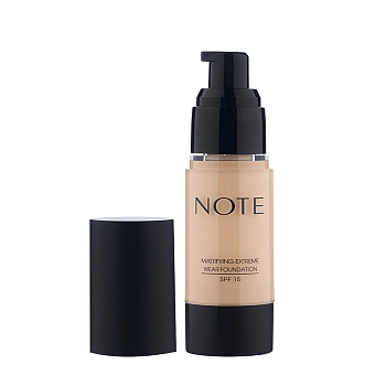 NOTE Основа тональная стойкая с матирующим эффектом 100 / MATTIFYING EXTREME WEAR FOUNDATION SPF15 30 мл, фото 2