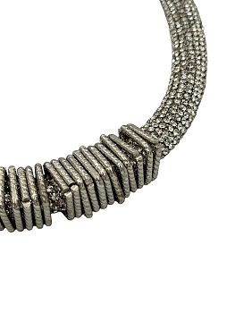 IWOU PROFESSIONAL Ожерелье Стразы и квадраты, фото 2