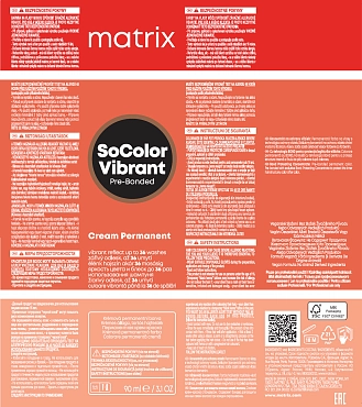 MATRIX 6AA краситель перманентный аммиачный, темный блондин глубокий пепельный / SoColor Pre-Bonded 90 мл, фото 4