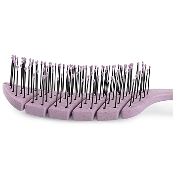 KOSMO SHTUCHKI Расчёска лепестковая малая 5438-M2, фиолетовая / KOSMO SHTUCHKI, фото 3