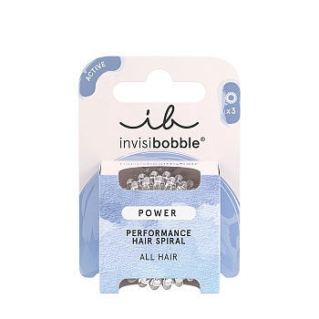 INVISIBOBBLE Резинка-браслет для волос / invisibobble POWER Crystal Clear (в картоне), фото 2
