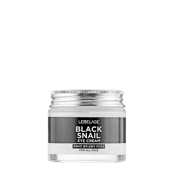 Крем ампульный для лица с муцином чёрной улитки / Lebelage Ampule Cream Black Snail 70 мл