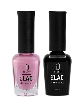 IQ BEAUTY 018 лак для ногтей укрепляющий с биокерамикой / Nail polish PROLAC + bioceramics 12.5 мл, фото 4