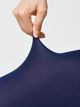 MINIMI Колготки темно-синие Blu Scuro 5 / Mini MULTIFIBRA COLORS 70, фото 7