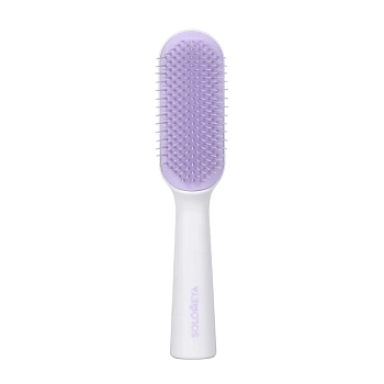 Расческа для чувствительной кожи головы в футляре, лиловая / Hair Brush for sensitive scalp Lilac