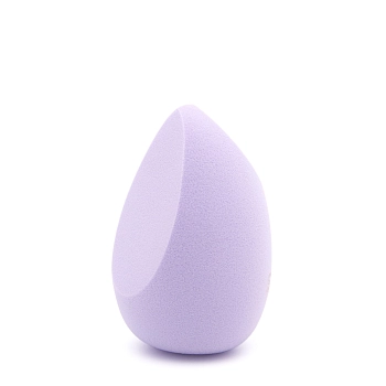 SOLOMEYA Спонж для макияжа вытянутый с двойным срезом, светло-фиолетовый / Elongated Double-Sided Cut blending sponge Light Purple 1 шт, фото 2