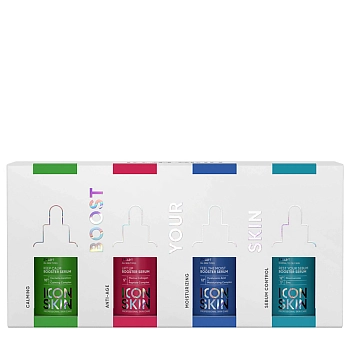 Набор сывороток-концентратов в мини-формате для всех типов кожи / Smart Boost Your Skin 4 х 15 мл