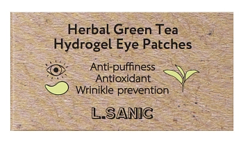 L.SANIC Патчи гидрогелевые с экстрактом зеленого чая для области вокруг глаз 60 шт, фото 6