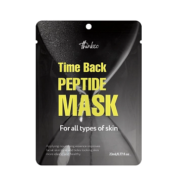 Маска-салфетка для лица с пептидами / Thinkco Time Back Peptide Mask 23 мл 