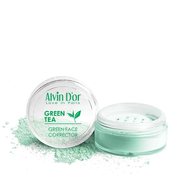 ALVIN D'OR Корректор рассыпчатый / Green Tea 8 гр, фото 2