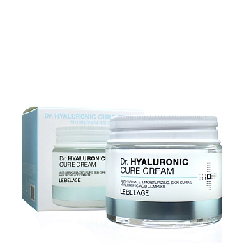 LEBELAGE Крем антивозрастной для лица с гиалуроновой кислотой / Lebelage Dr.Hyaluronic Cure Cream 70 мл, фото 2