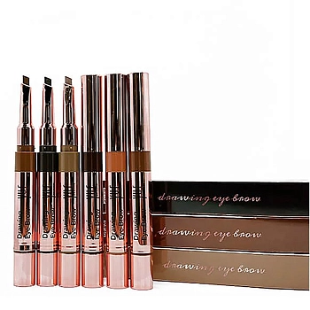 YU.R Карандаш для бровей, темный шоколад / Drawing Eye Brow Dark chocolate 2,5 мл, фото 5