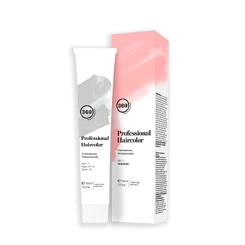 360 HAIR PROFESSIONAL 00 краситель перманентный для волос, экстра белый аммиачный корректор / Permanent Haircolor 100 мл, фото 2