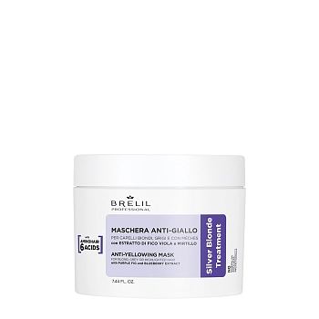 Маска антижелтая для светлых, мелированных и седых волос / AMINO TREATMENT 220 мл