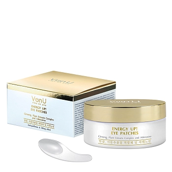 VON-U Лифтинг-патчи тонизирующие для глаз / Von-U ENERGY UP! EYE PATCHES 60 шт, фото 3