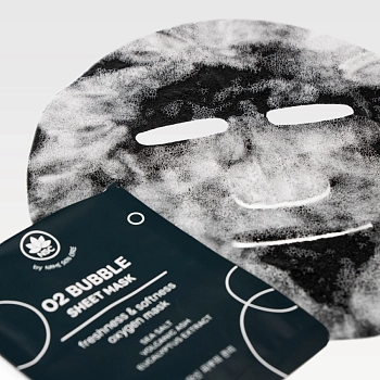 NAME SKIN CARE Маска тканевая ультраочищающая пузырьковая / O2 BUBBLE SHEET MASK 25 гр, фото 2