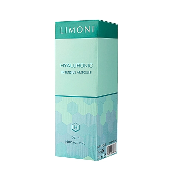 LIMONI Сыворотка для лица ультраувлажняющая с гиалуроновой кислотой / Hyaluronic Intensive Ampoule 30 мл, фото 2