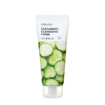Пенка для умывания с экстрактом огурца / Lebelage Cucumber Cleansing Foam 100 мл