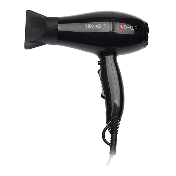 DEWAL PROFESSIONAL Фен Midnight черный, ионизация, 2 насадки, 2000 Вт, фото 9