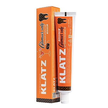 KLATZ Паста зубная для девушек Дневной аперитив без фтора / GLAMOUR ONLY 75 мл, фото 2