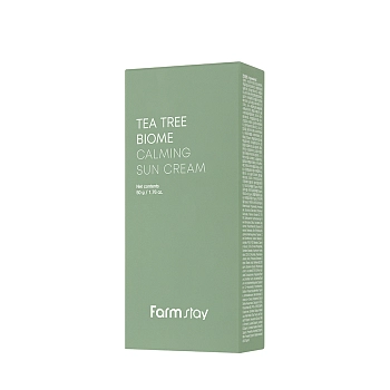 FARMSTAY Крем солнцезащитный успокаивающий для лица с чайным деревом / Tea Tree Biome Calming Sun Cream 50 гр, фото 3