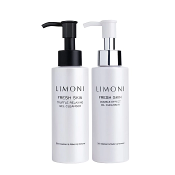 LIMONI Набор для очищения кожи (гель 120 мл, масло 120 мл) Fresh Skin Gel Cleansing Set, фото 2
