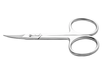 KAIZER Ножницы маникюрные, закругленные, матовые, ручная алмазная заточка, фото 3