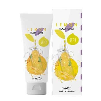 MED:B Пенка для умывания с пищевой содой и лимоном / Med B Lemon Soda Foam 100 мл, фото 3