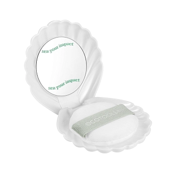 ECOTOOLS Пуховка для пудры в футляре / Sea Gems Pearl Puff + Case, фото 2