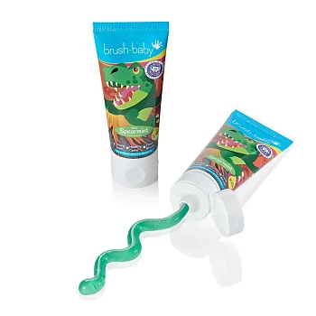 BRUSH-BABY Паста зубная детская от 3-х лет, мята / Brush Baby 50 мл, фото 2