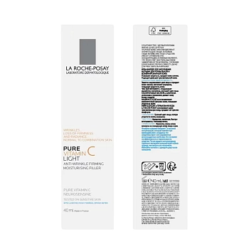 LA ROCHE-POSAY Крем-филлер для заполнения морщин для нормальной и комбинированной кожи / VITAMIN C 40 мл, фото 3