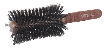 IBIZA HAIR Щетка вогнутая для укладки волос, диаметр 80 мм (красное пробковое дерево), фото 3