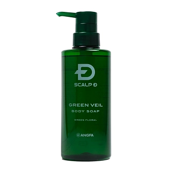 Мыло жидкое увлажняющее для тела мужское / Scalp D GREEN VEIL body soap 400 мл