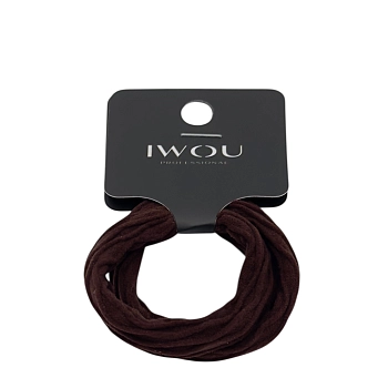 Резинка для волос Волна темно-коричневая 2шт