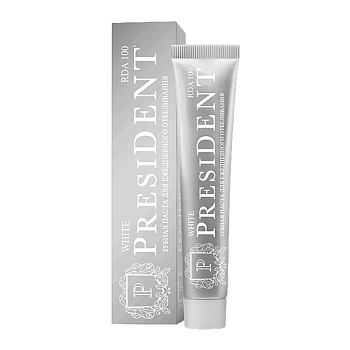 PRESIDENT Паста зубная / Wthite 75 гр, фото 3