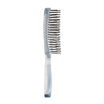 I LOVE MY HAIR Щетка парикмахерская для волос Aqua Brush, синяя прозрачная M, фото 4