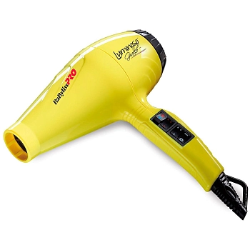 BABYLISS PRO Фен Bab Luminoso Giallo ionic 2100W BAB6350IYE, фото 6