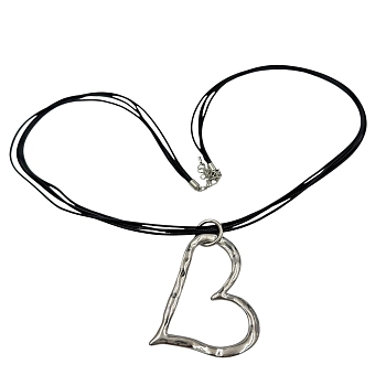 IWOU PROFESSIONAL Подвеска Сердце глянцевое серебро, фото 2