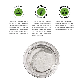 ARAVIA Professional Шампунь с яблочным уксусом и салициловой кислотой / Hair System Apple Cider Vinegar Shampoo 420 мл, фото 4