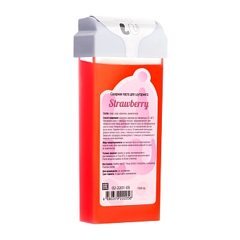 Паста сахарная в картридже Strawberry 150 гр