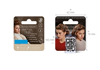 Резинка для волос с подвесом / invisibobble NANO True Black