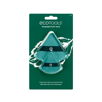 ECOTOOLS Набор пуховок для пудры, 2 шт / Powder Puff Duo, фото 4
