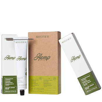 Набор для волос (шампунь 100 мл + кондиционер 100 мл) WATERLESS HEMP