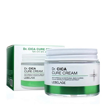 LEBELAGE Крем антивозрастной смягчающий для лица с центеллой / Lebelage Dr.Cica Cure Cream 70 мл, фото 2