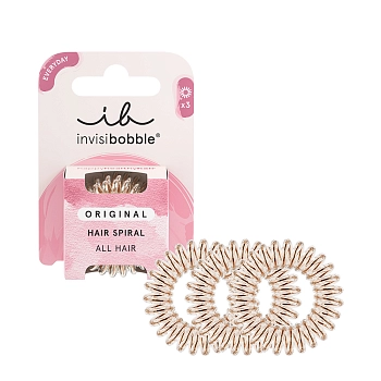 Резинка-браслет для волос / invisibobble ORIGINAL Bronze Me Pretty (в картоне)