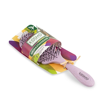 KOSMO SHTUCHKI Расчёска лепестковая 5439-M2, фиолетовая / KOSMO SHTUCHKI, фото 2