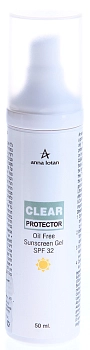 Гель солнцезащитный "Ойл Фри" SPF32 / CLEAR Protector 50мл~