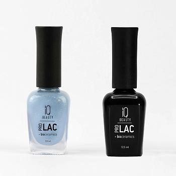 IQ BEAUTY 090 лак для ногтей укрепляющий с биокерамикой / Nail Polish PROLAC+bioceramics 12,5 мл, фото 6